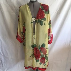 Handmade Kimono from Vintage Sari